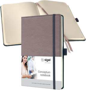 sigel Notizbuch Conceptum Design Casual, DIN A5, beige