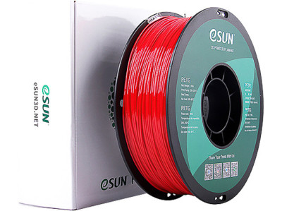 Esun PETG 1,75mm FIRE ENGINE RED 1kg ESUN 3D FILAMENT