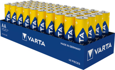 VARTA Pile alcaline Longlife Power carton, Mignon (AA)