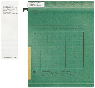 LEITZ Blanko-Beschriftungsschildchen, (B)60 x (H)21 mm, weiß