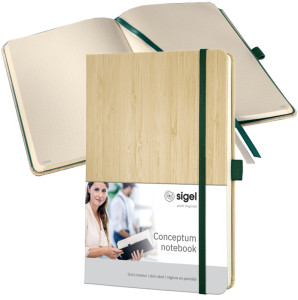 sigel Carnet de notes Conceptum Edition Nature, A5, bois