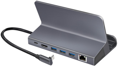 LogiLink Station d'accueil USB 3.2 Gen1 avec support 6 ports