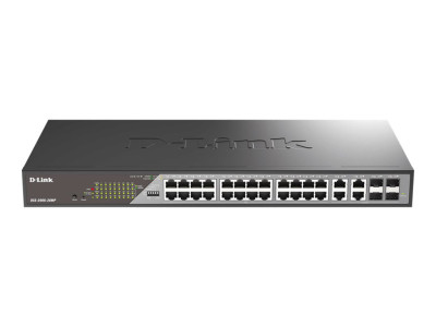 D-Link : 28-PORT DESKTOP GIGABIT POE SURVEILLANCE SWITCH 370W POE