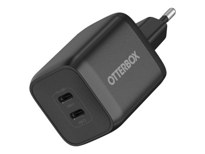 OtterBOX : OB STANDARD EU WALL CHARGER 65W GAN - 1X USB-C 45W + 1X USB-C 20