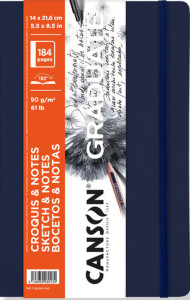 CANSON Carnet à croquis GRADUATE SKETCH & NOTES, gris clair