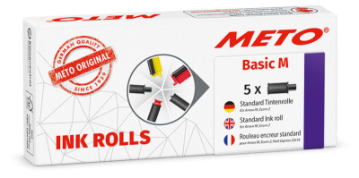 METO Rouleau d'encre pour étiqueteuse Classic S, noir