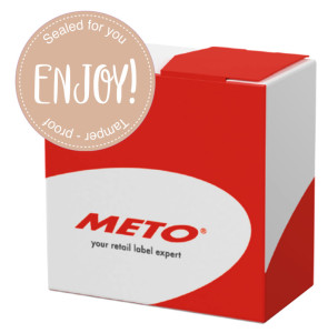 METO Etiquette autocollante 