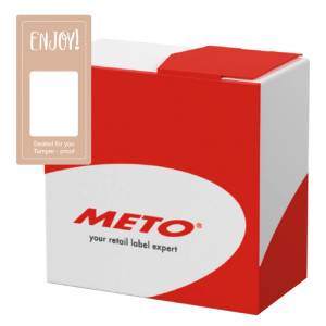 METO Etiquette autocollante 