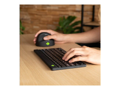 R-Go Tools : R-GO COMPACT BREAK ERGONOMIC KEYBOARD AZERTY (FR) BLUETOOTH B