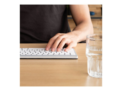 R-Go Tools : R-GO COMPACT BREAK ERGONOMIC KEYBOARD AZERTY (FR) BLUETOOTH W