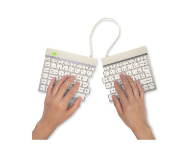 R-Go Tools : R-GO SPLIT BREAK ERGONOMIC KEYBOARD AZERTY (FR) BLUETOOTH W