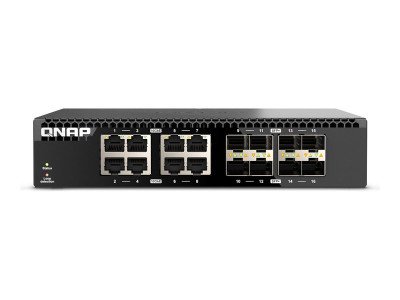 Qnap : SWITCH 8 PORT 10GBE SFP 8 PORTS 10GBE RJ45 UNMANAGED