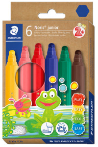 STAEDTLER Feutre Noris junior, étui carton de 6