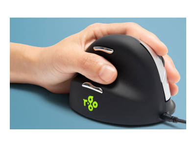 R-Go Tools : R-GO HE MOUSE ERGONOMIC BIG LEFT HANDED CABLED