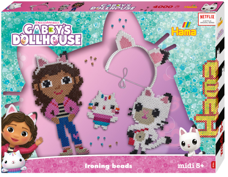 Hama Perles à repasser Gabbys Dollhouse, coffret cadeau