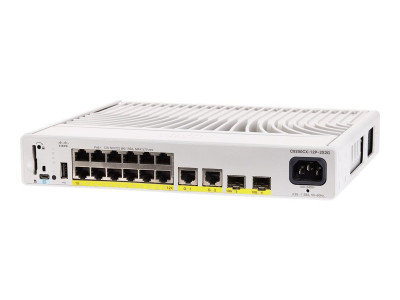 Cisco : CATALYST 9000 COMPACT SWITCH 12-PORT POE+ 240W HVDC ESS