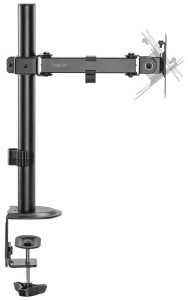 LogiLink Monitorarm, Armlänge: 376 mm, schwarz