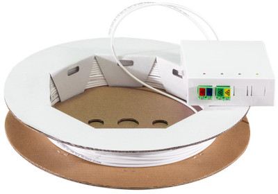 LogiLink Boîte d'épissure FTTH, câble de pose 30 m, blanc