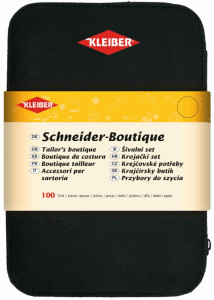 KLEIBER Schneider-Boutique, 100-teilig, im schwarzen Etui