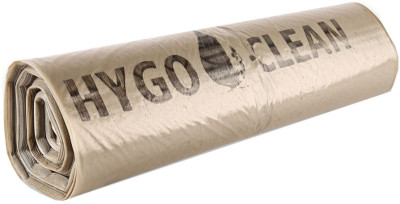 HYGOCLEAN Sac poubelle, 120 litres, en LDPE, noir