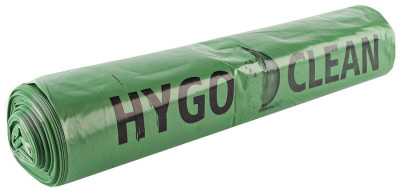 HYGOCLEAN Sac poubelle Light, 240 litres, en LDPE, jaune