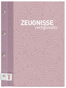 ROTH Zeugnismappe Pattern mit Buchschrauben 