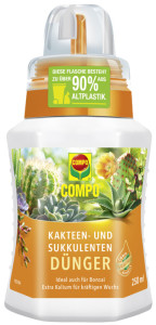 COMPO Kakteen- und Sukkulentendünger, 250 ml Dosierflasche