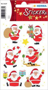 HERMA Weihnachts-Sticker DECOR Weihnachtsmann