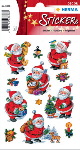 HERMA Weihnachts-Sticker DECOR Weihnachtsmann