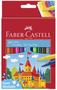 FABER-CASTELL Fasermaler CASTLE, 36er Kartonetui