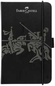FABER-CASTELL Notizbuch, DIN A6, kariert, schwarz