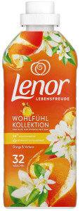 Lenor Adoucissant Orange & verveine, 800 ml - 32 lavages