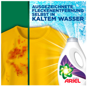 ARIEL Lessive liquide Color+, 1,25 litres, 25 lavages