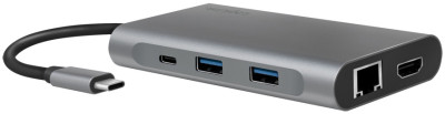 LogiLink Docking station USB 3.2 (gén.1), USB-C, 8 ports