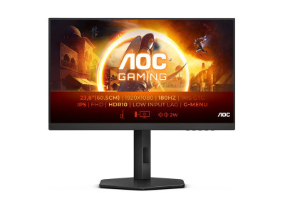 AOC : 23.8 IPS 1920X1080 180HZ 1MS GTG HDR10 ADAPTIVE SYNC 2HDMIDIS