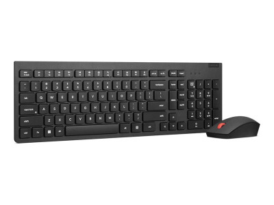 Lenovo : ESSENTIAL WIRELESS COMBO KEYBOARD MOUSE GEN2 BLACK FRENCH