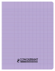 CONQUERANT CLASSIQUE Cahier 240 x 320 mm, Seyès, noir