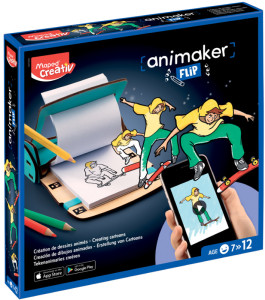 Maped Kit d'animation de folioscope ANIMAKER FLIP GIRLY