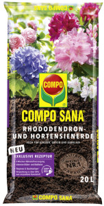 COMPO SANA Rhododendron- und Hortensienerde, 20 Liter