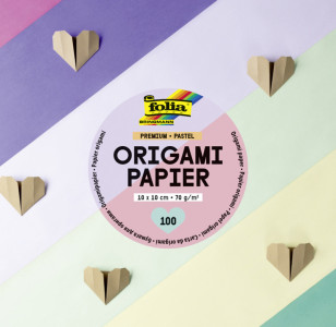 folia Origami-Faltblätter PREMIUM PASTELL, 150 x 150 mm