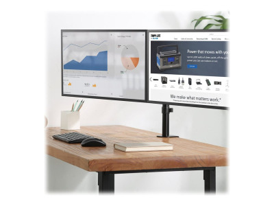 Eaton MGE : DUAL-MONITOR FLEX-ARM DESKTOP CLAMP pour 13 TO 27 INCH DISPLAYS