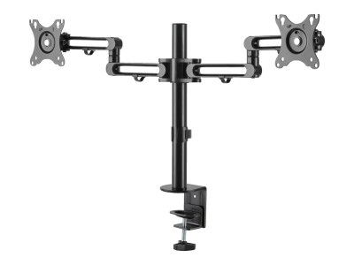 Eaton MGE : DUAL-MONITOR FLEX-ARM DESKTOP CLAMP pour 13 TO 27 INCH DISPLAYS