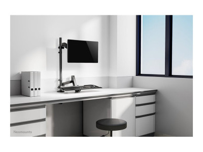 Neomounts : NEOMOUNTS DESK MOUNTED SIT-STAND WORKSTATION (SCREEN /K