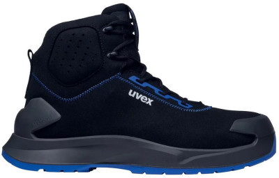 uvex 1 x-craft Schnürstiefel S2, schwarz / blau, Größe 36