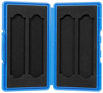 LogiLink Schutzbox für 4x M.2 NGFF/NVMe SSDs, blau