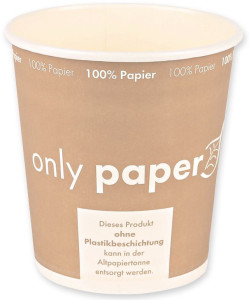 NATURE Star Tasse à soupe Only Paper, rond, 450 ml, marron