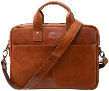 PRIDE&SOUL Notebook-Tasche SURPRISE, Leder, cognac