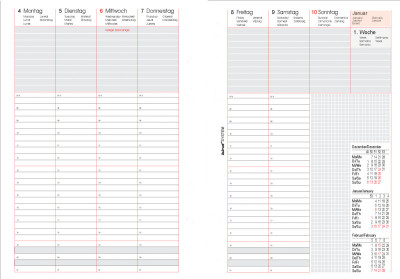 bind Recharge 2025 pour agenda A5 modèle 15501