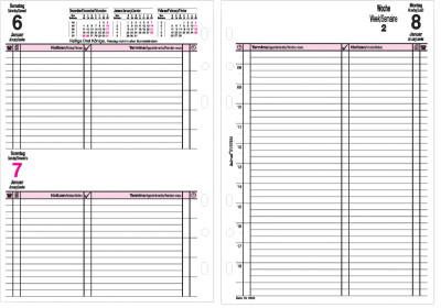 bind Recharge 2025 pour agenda A5 modèle 15501