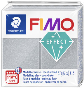 FIMO EFFECT Modelliermasse, grün-metallic, 57 g